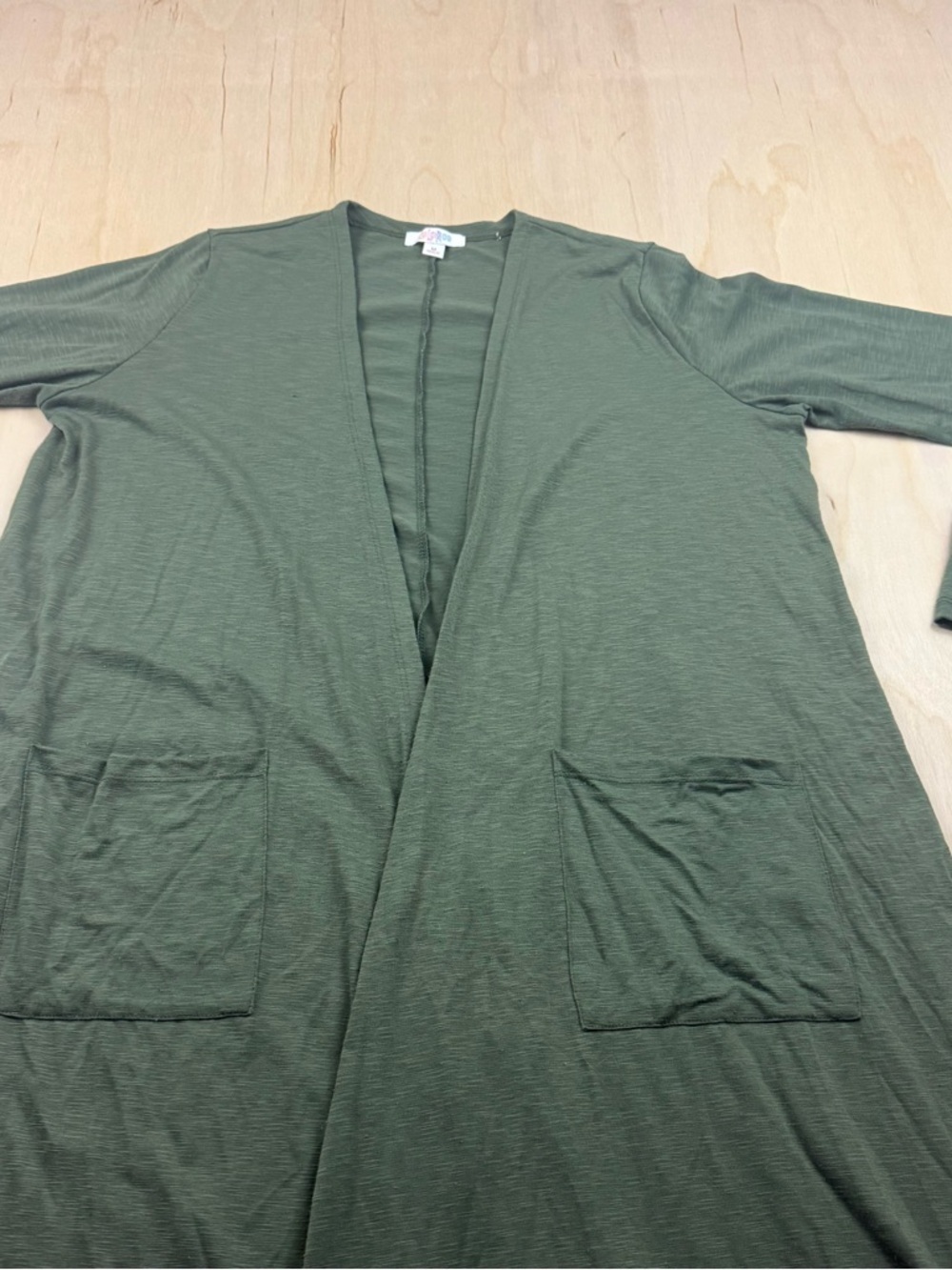 LuLaRoe Olive Green Open Front Cardigan